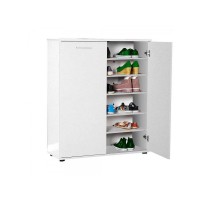 Шкаф за обувки Адоре ADR-520-BB-1 бяло