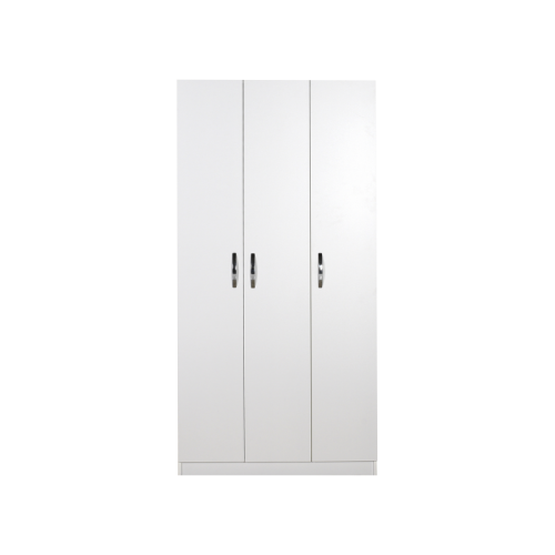 Трикрилен гардероб Адоре TPGR-30-BB-1 бяло