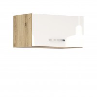 Горен кухненски шкаф Лорен Г20 бяло огледален гланц