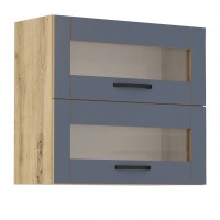 Горен кухненски шкаф Лорен Г37 синьо мат