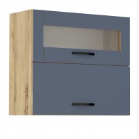 Горен кухненски шкаф Лорен Г45 синьо мат