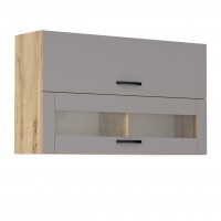 Горен кухненски шкаф Лорен Г43 сиво мат