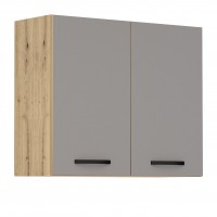 Горен кухненски шкаф Лорен Г52 сиво мат
