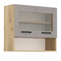 Горен кухненски шкаф Лорен Г58 сиво мат