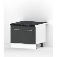 Долен кухненски шкаф за печка Раховец Алис B50 - 60 антрацит гланц