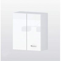 Горен кухненски шкаф Алис G31 с врата за ъгъл - 60 бяло гланц