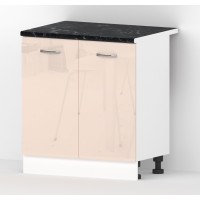 Кухненски шкаф за мивка Алис B3 - 80 крем гланц