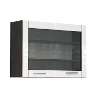 Кухненски модул Елинор - Модул G27 /бял  гланц / черен гланц