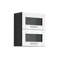 Кухненски модул Елинор - Модул G36 / бял  гланц / черен гланц