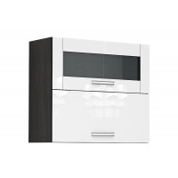 Кухненски модул Елинор - Модул G45 / бял  гланц / черен гланц