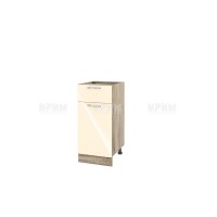 Долен кухненски модулен шкаф Сити АРФ05- 24 сонома / бежово гланц