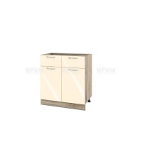 Долен кухненски модулен шкаф Сити АРФ05- 26 сонома / бежово гланц