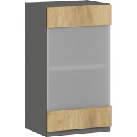 Горен кухненски шкаф Lusil B 45/72 с една врата витрина