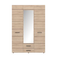 Соло/SOLO гардероб с огледало 3D2S дъб сонома