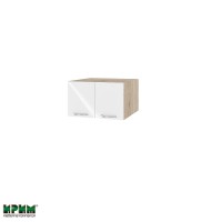 Горен кухненски модулен шкаф Сити АРФ05-111 сонома / бяло гланц