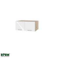 Горен кухненски модулен шкаф Сити АРФ05-112 сонома / бяло гланц