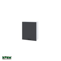 Горен кухненски модулен шкаф Сити БФ11 - 114 бяло / карбон мат