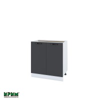Долен кухненски модулен шкаф Сити БФ11- 23 бяло, карбон мат