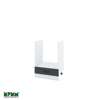 Долен кухненски модулен шкаф Сити БФ11- 36 бяло, карбон мат