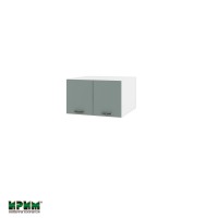 Горен кухненски модулен шкаф Сити БФ11 - 111 бяло / олив мат