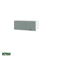 Горен кухненски модулен шкаф Сити БФ11 - 113 бяло / олив мат
