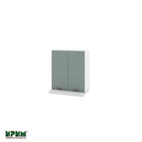 Горен кухненски модулен шкаф Сити БФ11- 13 бяло, олив мат
