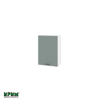 Горен кухненски модулен шкаф Сити БФ11- 18 бяло, олив мат