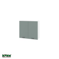 Горен кухненски модулен шкаф Сити БФ11- 4 бяло, олив мат