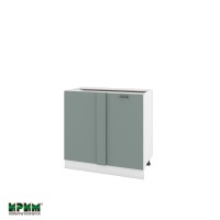 Долен кухненски модулен шкаф Сити БФ11- 42 бяло, олив мат