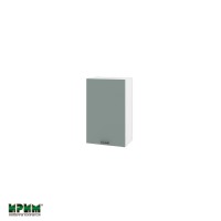 Горен кухненски модулен шкаф Сити БФ11- 6 бяло, олив мат