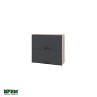 Горен кухненски модулен шкаф Сити АРФ11- 12 сонома / карбон мат