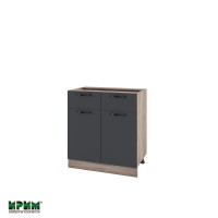 Долен кухненски модулен шкаф Сити АРФ11- 26 сонома / карбон мат