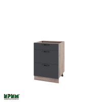 Долен кухненски модулен шкаф Сити АРФ11- 57 сонома / карбон мат