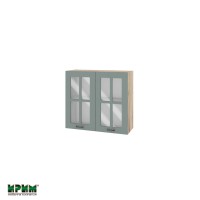 Горен кухненски модулен шкаф Сити АРФ11- 104 сонома / олив мат