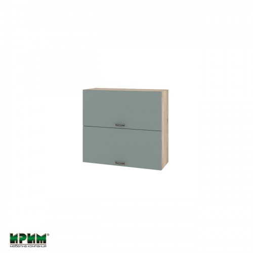 Горен кухненски модулен шкаф Сити АРФ11- 12 сонома / олив мат