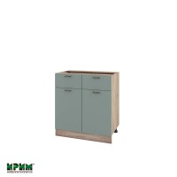 Долен кухненски модулен шкаф Сити АРФ11- 26 сонома / олив мат