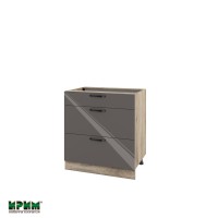 Долен кухненски модулен шкаф Сити АРФ05- 120 сонома / антрацит гланц