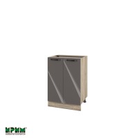 Долен кухненски модулен шкаф Сити АРФ05- 22 сонома, антрацит гланц