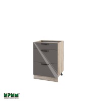 Долен кухненски модулен шкаф Сити АРФ05- 57 сонома / антрацит гланц
