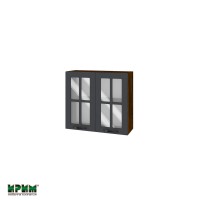 Горен кухненски модулен шкаф Сити ВФ11- 104 венге, карбон мат