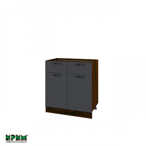 Долен кухненски модулен шкаф Сити ВФ11- 26 венге, карбон мат