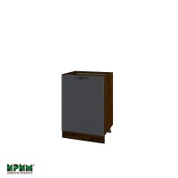 Долен кухненски модулен шкаф Сити ВФ11- 60 бяло / карбон мат