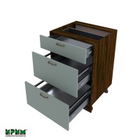 Долен кухненски модулен шкаф Сити ВФ11- 54 венге, олив мат
