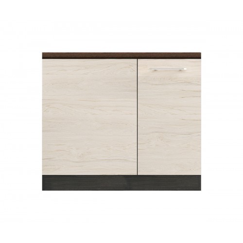 Долен кухненски шкаф Ванеса B10 за ъгъл - рокфорд лайт/дъб карбон - 90 см.
