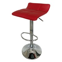 Бар стол Калипсо -5 кожа -червена