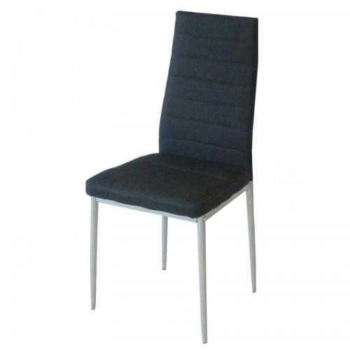 Трапезен стол АМ-С170B черен текстил