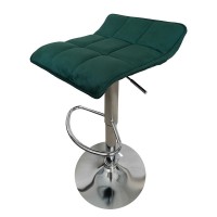 Бар стол Калипсо -5 кадифе тъмно зелен