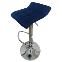 Бар стол Калипсо -5 текстил -тъмно син