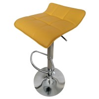 Бар стол Калипсо -5 кожа-жълта