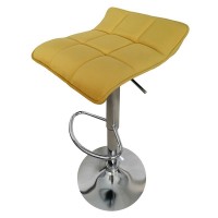 Бар стол Калипсо -5 кадифе жълт
